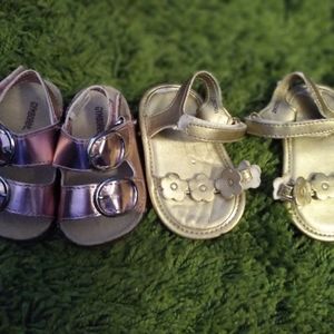 Baby girl sandals Sizes 1 and 2